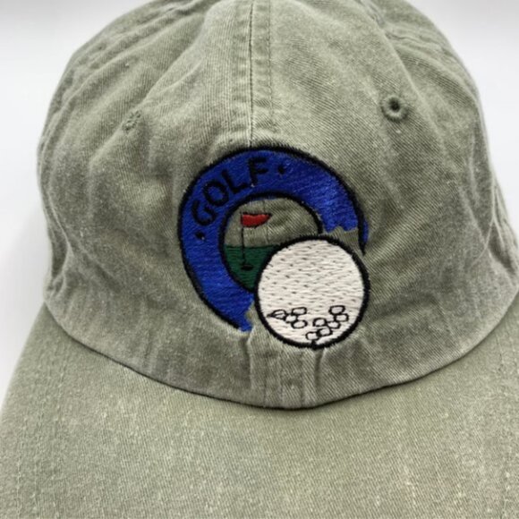 Adams Golf Hat with Leather Adjustable Strap - Picture 5 of 7